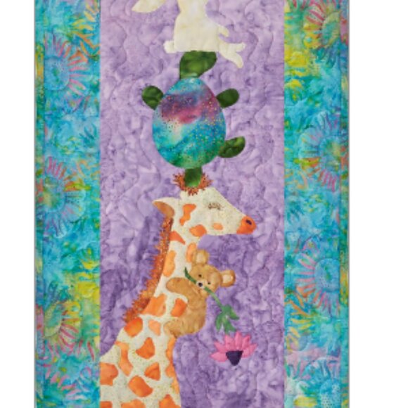 McKenna Ryan Once in a Lullaby “Way Up High” Applique Quilt Sewing Pattern Uncut - Picture 1 of 6